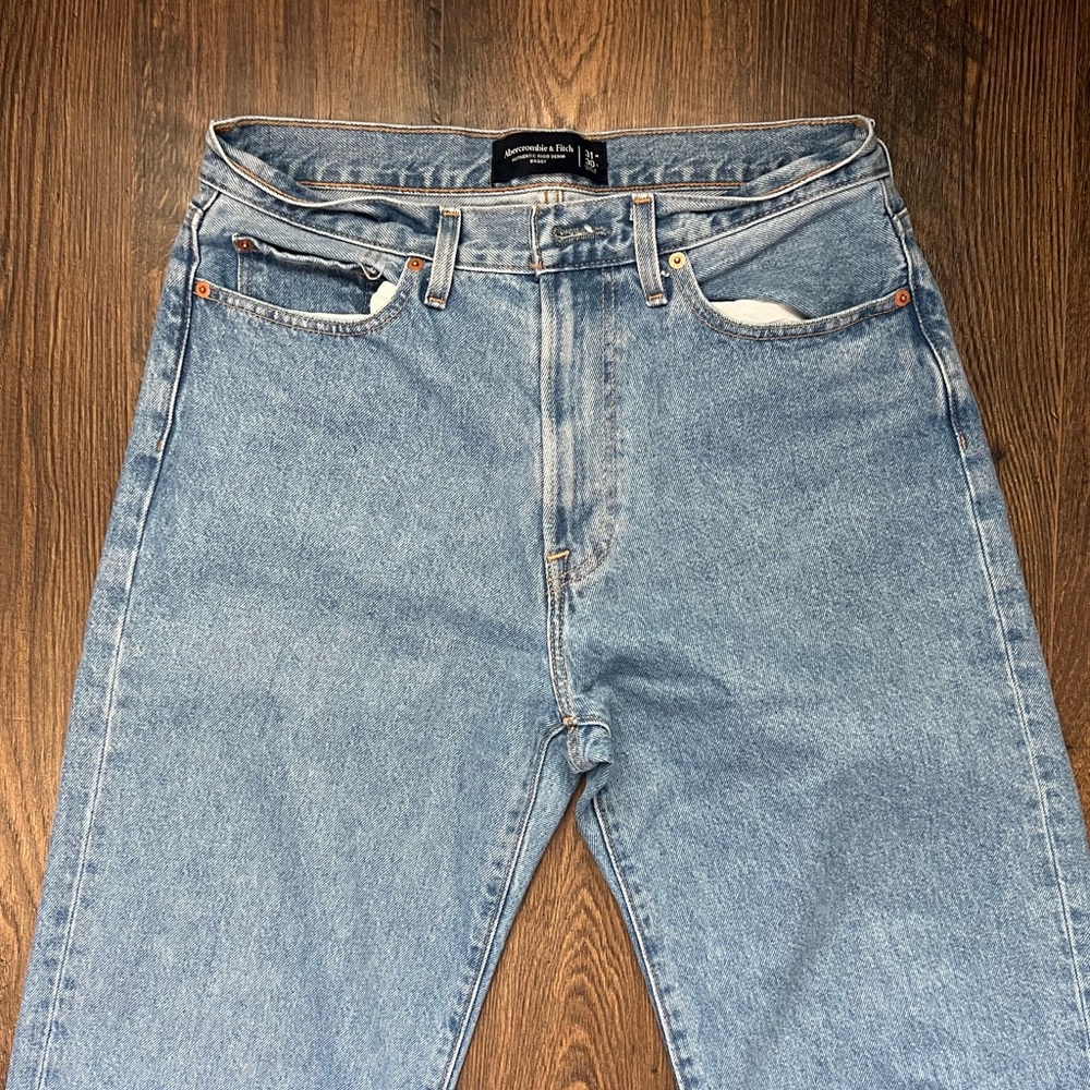 Abercrombie & Fitch Blue Straight Jeans